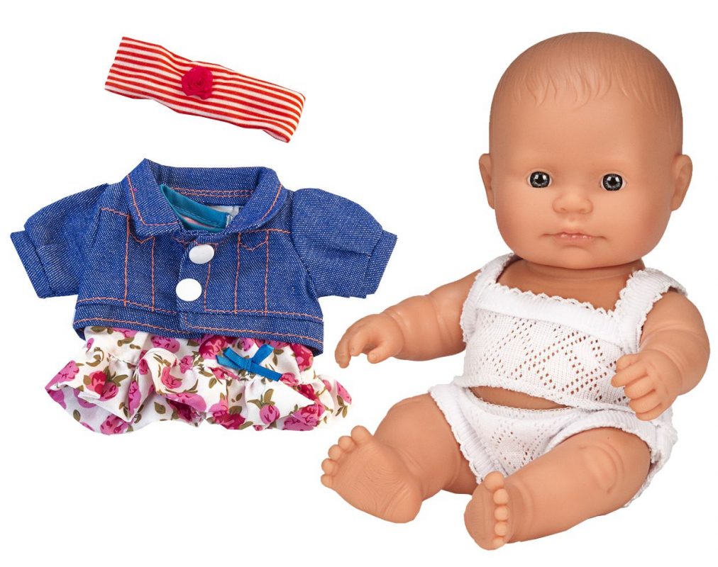 Boneca - Bebé Europeu Menina com Roupa